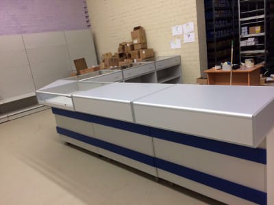 SIA "DELVE 2", Daugavpils - delivery and assembly of store shelves 6